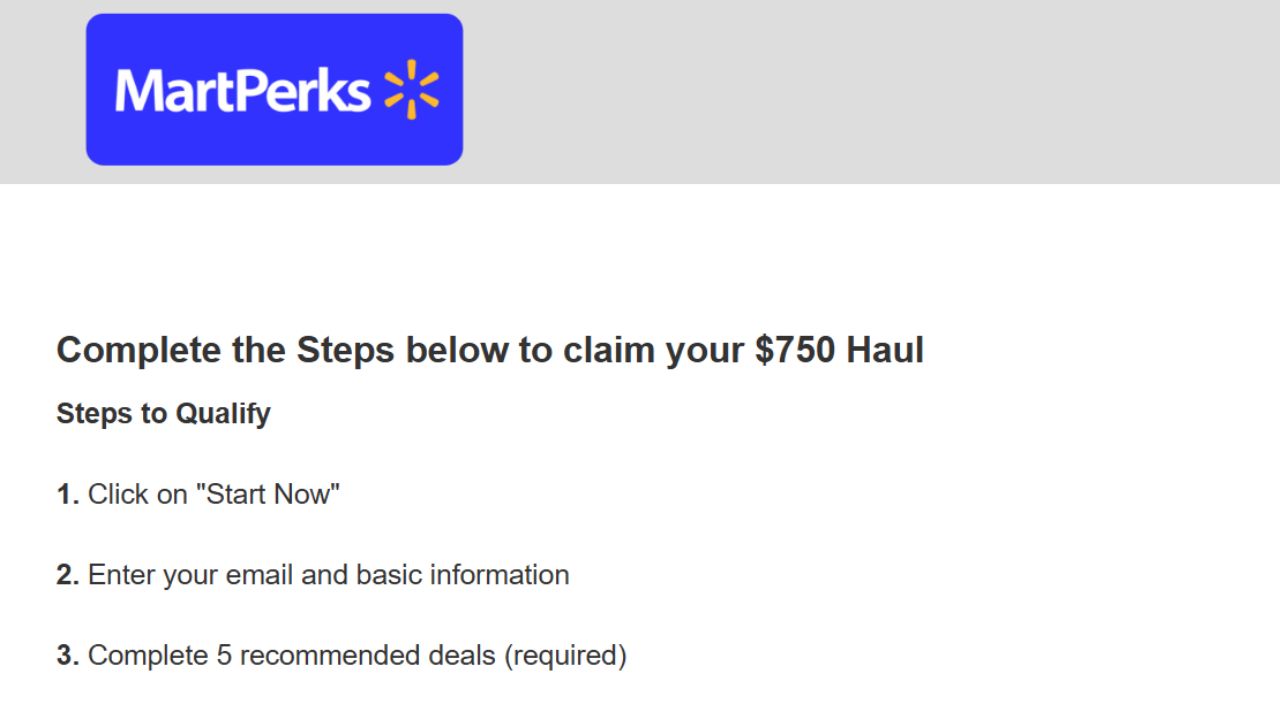 MartPerks.com Review — Is the $750 Walmart Gift Card Legit?