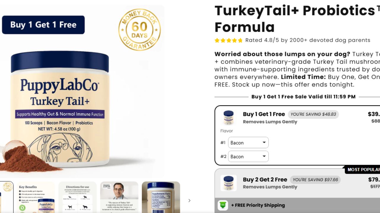 Puppy Lab Co Turkey Tail Review – Worth Buying for Your Dog?