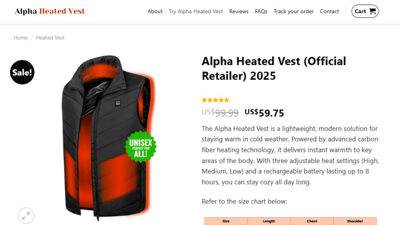 Alpha Heat Vest Reviews: Is Alpha Heat Vest Legit?