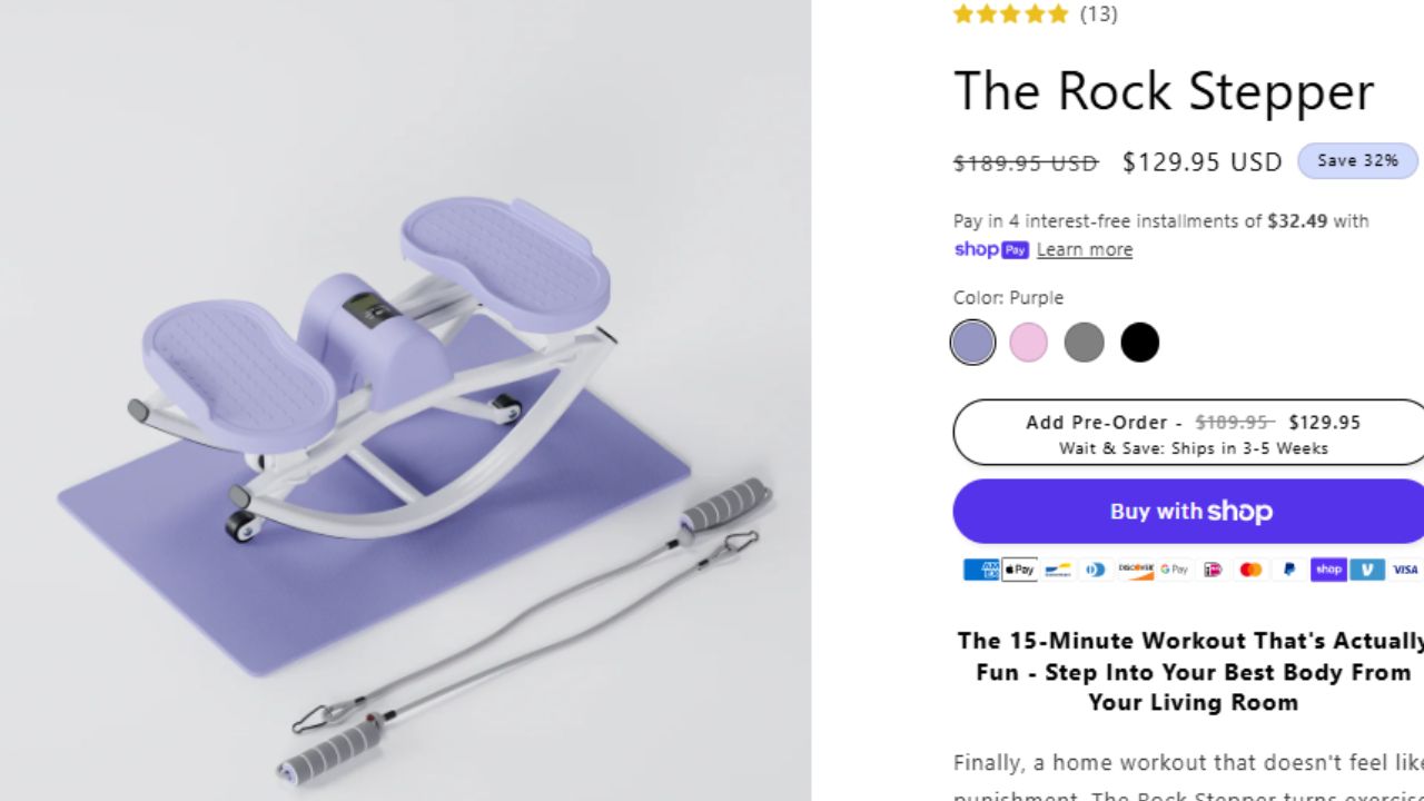 Lhanel Rock Stepper Review - Is Lhanel Rock Stepper Legit?