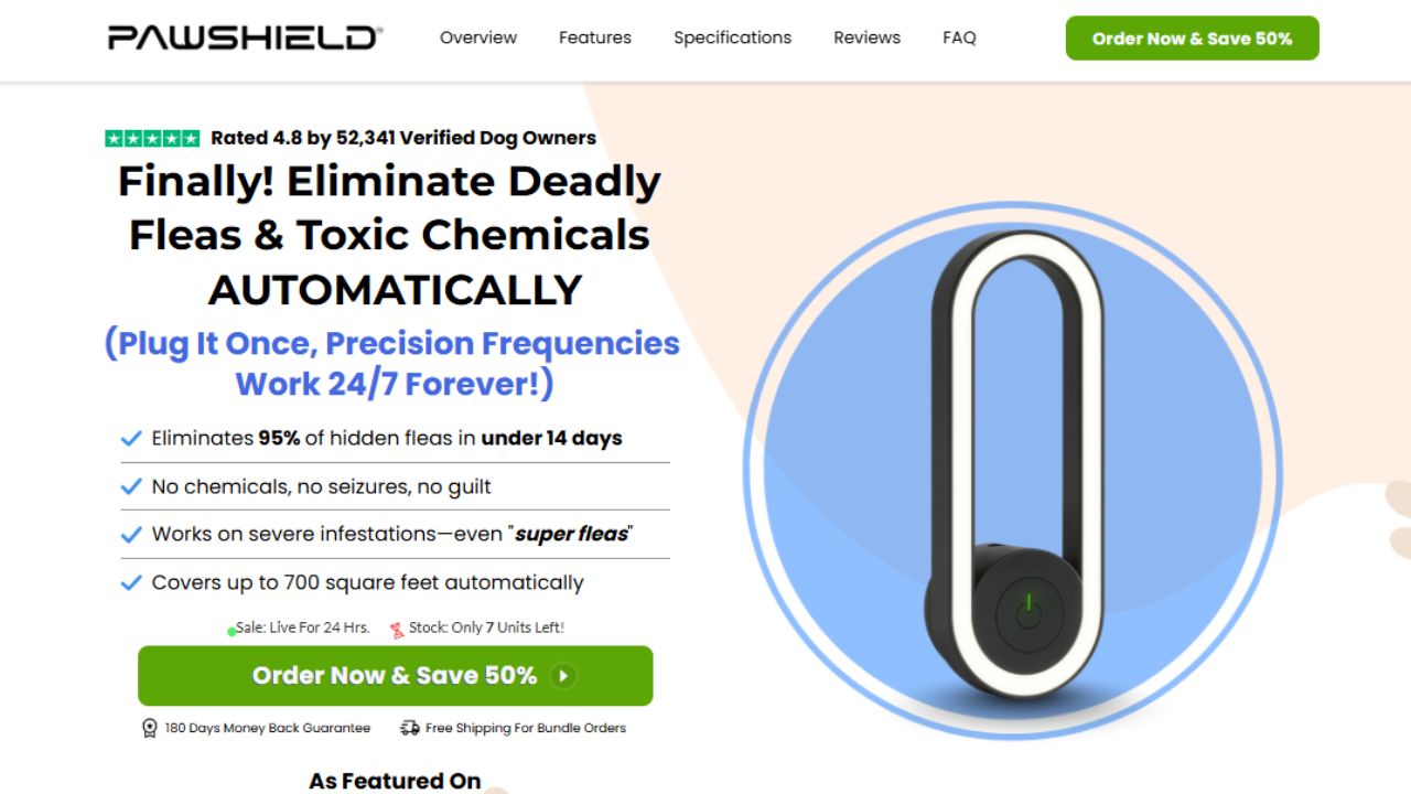 PawShield Ultrasonic Flea Device Review: Is PawShield Ultrasonic Legit?