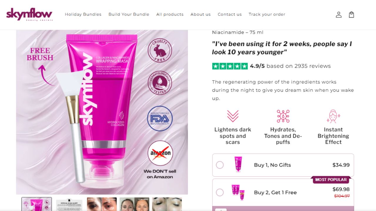 Skynflow Collagen Face Mask Review – Legit or Scam?