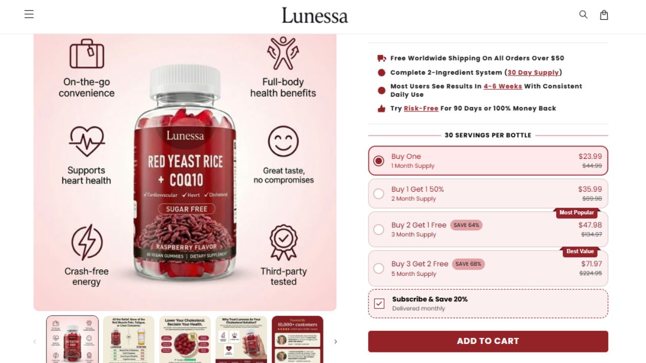 Lunessa Gummies Review – Legit or a Scam?