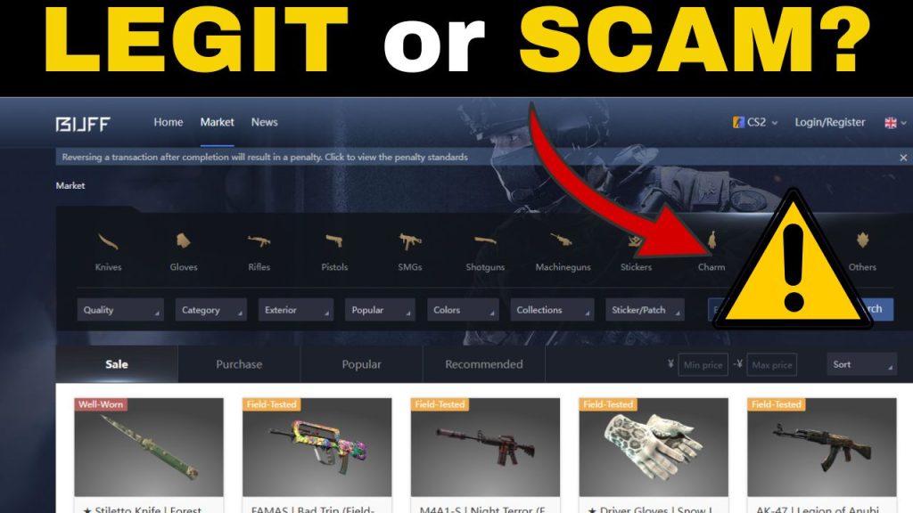 BUFF.163.com Review – Legit CSGO Skin Trading Site or Dangerous Scam?
