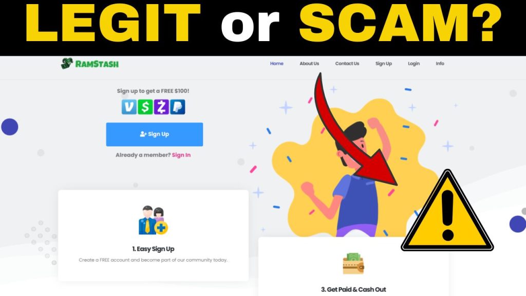RamsTash Reviews: Free $100 Signup Bonus – Real Cash Offer or Data-Stealing Scam?