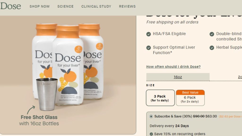Dose Liver Support Shot Review — Does It Actually Work? Dose Liver Support Shot Review — Does It Actually Work?