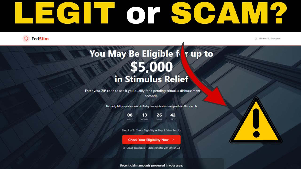 FedStim.com Review – Is $5,000 Stimulus from FedStim.com Legit?