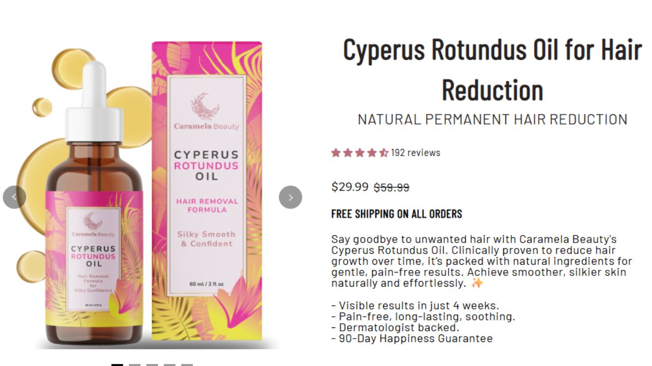 Cyperus Rotundus Oil Review – Real Hair Reduction or Misleading Claims?