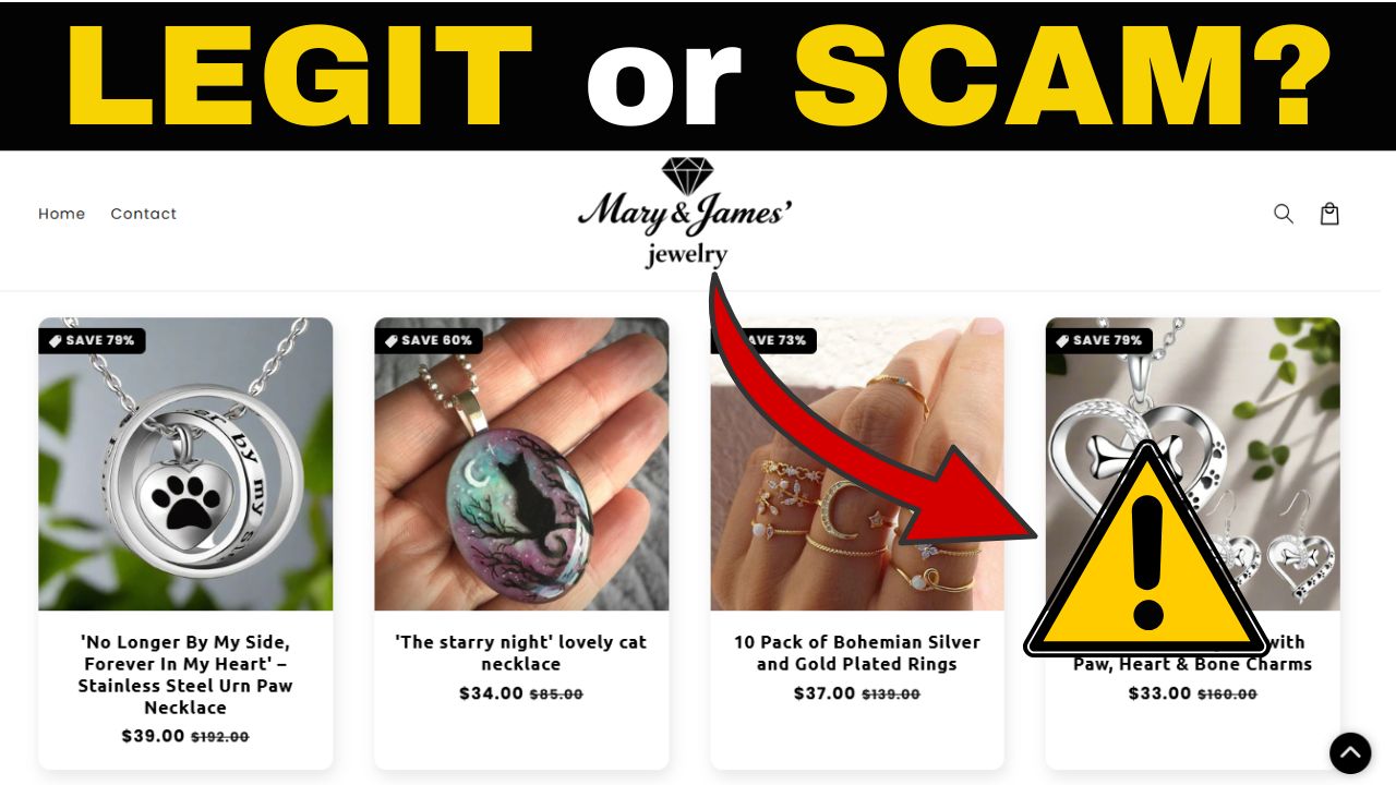 Mary and James Jewelry Review – Is Mary and James Jewelry Store Legit?